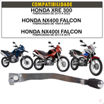 Pedal Marcha Cambio Honda Xre 300 Nx Falcon 400 Com Borracha