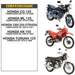 Camara Ar Pneu Moto Aro 18 Cg Ybr Factor Turuna 125 150 160
