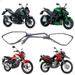 Par de Espelho Retrovisores  Lente Plana Anti Reflexo Mini Kawazaki Honda Yamaha