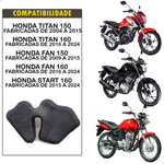 Bucha Coxim da Coroa de Borracha 4 Peças Honda Titan Fan Start