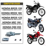 Esticador De Corrente Honda Bros 125-150-160 Xre 190 Cbx 200