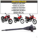 Vareta Medidora Nível Óleo Honda Cg Nxr 160 Xre 190 15 Ed