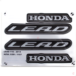 Kit Adesivo Faixa Completo Honda Lead 110 Ano 2014 Azul