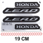 Kit Adesivo Faixa Completo Honda Lead 110 Ano 2014 Azul