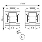 SUPORTE FIXO P/TV LED/PLA 10-85 SBRUB859 UN