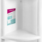 Cantoneira Porta Shampoo Branca 1012-2Primafer UN