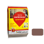 Rejunte Flexível 1Kg Marrom Café Quartzolit UN