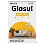 Tinta Acrílica Muda Fácil Gelo 18L Fosco Glasu LT