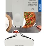 Espátula para Pizza Utilitá Inox com Cabo de Polipropileno Branco Tramontina UN