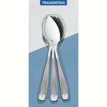 Conjunto de Colheres para Sobremesa 3 Peças em Aço Inox Tramontina JG