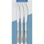 Conjunto de Facas de Mesa 3 Peças em Aço Inox Tramontina JG