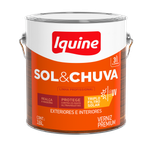 Verniz Sol e Chuva Brilhante 3,6L Incolor Iquine GL