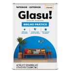 Glasu Brilho Prático Semibrilho 18L Branco Acrílico Glasu LT