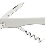 Saca-Rolhas 3 Funções Branco em Aço Inox com Cabo ABS Tramontina UN