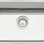 Cuba Inox Alto Brilho 47X30x17cm com Válvula Tramontina UN
