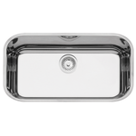 Cuba Inox Alto Brilho 56X34cm com Válvula Tramontina UN
