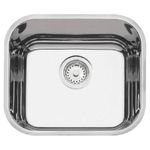Cuba Inox Alto Brilho 40X34x17cm com Válvula Tramontina UN