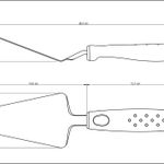 Espátula para Pizza Utilitá Preta em Inox com Cabo de Polipropileno Tramontina UN