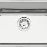 Cuba Inox Polida 47X30x14cm com Válvula Tramontina UN