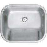 Tanque Encaixe Inox 50X40 Acetinado com Válvula Tramontina UN