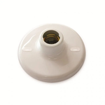 Plafon Plástico Redondo 1xE27 Branco Blumenau UN