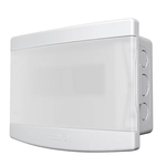 Quadro Distribuição Embutir 6/8 Disjuntores Porta Transparente Tigre UN