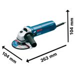 Esmerilhadeira Angular 4.1/2 Gws 6-115 Bosch UN