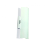 Arandela de Vidro Curva de Sobrepor 30cm 2xE27 Branca Blumenau UN