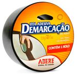 Fita Demarcação Solo Preta 50X15 853I/S Adere UN