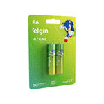 Pilha Alcalina AA com 2 Unidades Elgin CTL