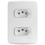 Conjunto 2 Tomadas Miluz 10A Schneider UN