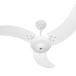 Ventilador de Teto Búzios Max 3 Pás Sem Luminária Branco Tron UN