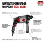 Martelete 3 Funções 750W Skil UN