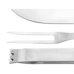 Kit Churrasco em Aço Inox e Madeira Nobre Nautika UN