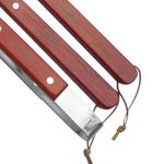 Kit Churrasco em Aço Inox e Madeira Nobre Nautika UN