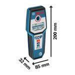 Detector de Materiais em Parede Gms 120 Bosch UN