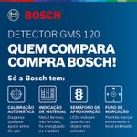 Detector de Materiais em Parede Gms 120 Bosch UN