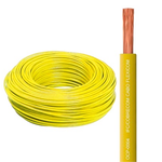 Cabo Flexível 4,0MM com 100 Metros Amarelo Cobrecom UN