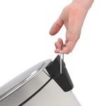 Lixeira Aço Inox com Pedal 12L Tramontina UN