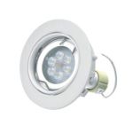 Luminária Spot LED Redonda Direcionável 3W 6000K Branca G-Light UN