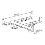 Suporte para Forno Micro-Ondas Sbr 3.6 Branco Brasforma UN