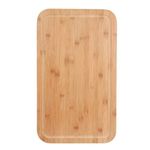 Conjunto Churrasco Bamboo Tábua Retangular 30X50cm Mor UN