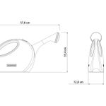 Regador Plástico para Jardim 7 Litros Azul Tramontina UN