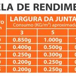 Rejunte Flexível 1Kg Platina Rejuntamix UN