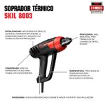 Soprador Térmico 1800W Skil UN