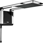 Ducha Acqua Storm Ultra 6800W Black Cromado Lorenzetti UN