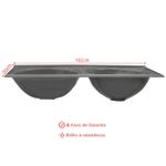 Tanque Duplo de Mármore Sintético 102x50cm Verde Romano Premium Decoralita UN