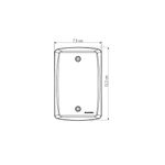 Conjunto Interruptor Simples + Tomada 10A Lux2 Tramontina UN