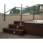 Luminária Embutir Quadrada 1Xg9 Vidro Jateado Preto Germany UN