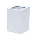 Balizador De Sobrepor 1XG9 Frankfurt Facho Duplo Branco Fosco Germany UN